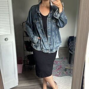 Torrid size 4 stretch jean jacket